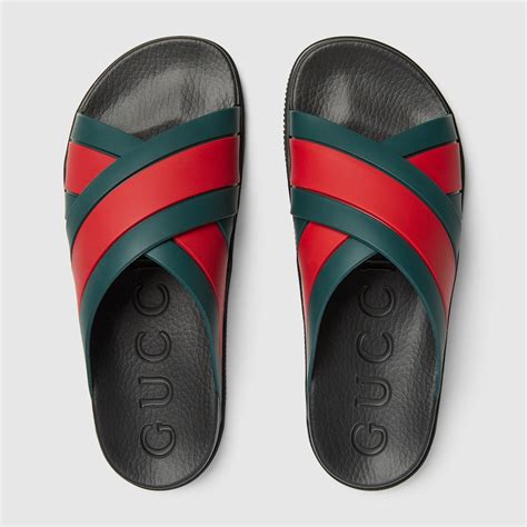 gucci web slide sandal